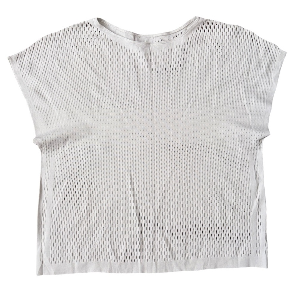 Adidas - Light Gray Mesh Top - Large